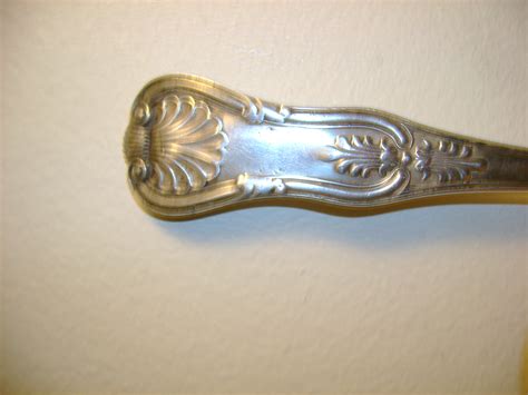 Large Antique Silver Serving Spoon (Marked) Shell Pattern 10 For Sale | Antiques.com | Classifieds