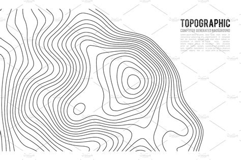 Topographic map contour background. | Texture Illustrations ~ Creative Market