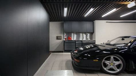 50 Garage Lighting Ideas For Men - Cool Ceiling Fixture Designs