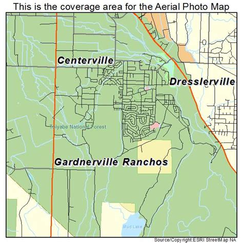 Aerial Photography Map of Gardnerville Ranchos, NV Nevada