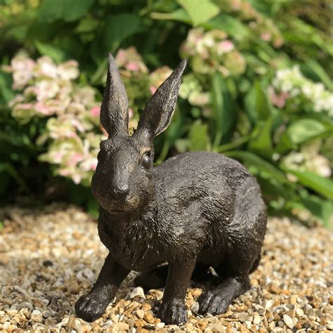 Bronze Rabbit Garden Statue - Beautiful Hand Crafted Designs