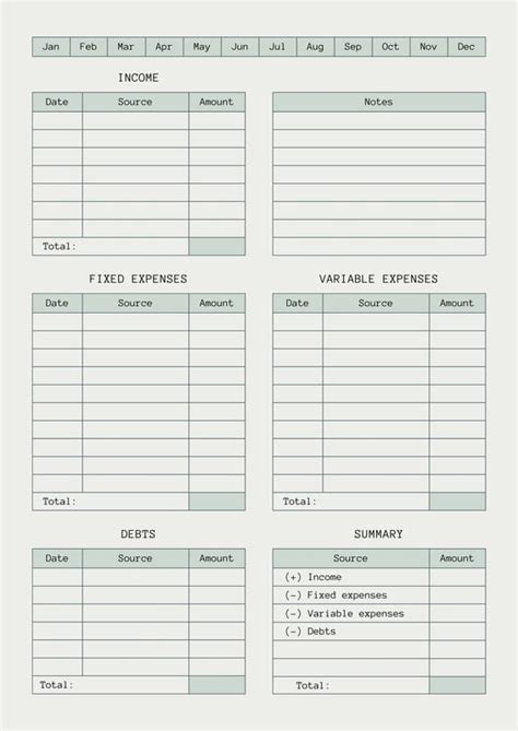 Free personalized monthly planner templates to print | Canva