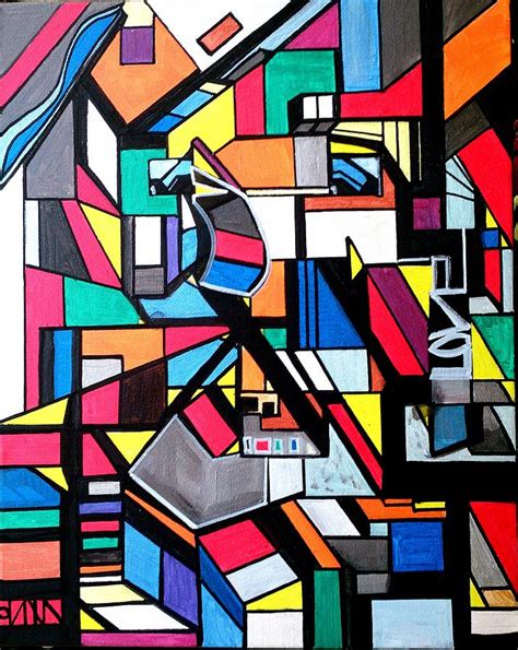 Abstract Shapes Painting by Adam Boarman - Fine Art America