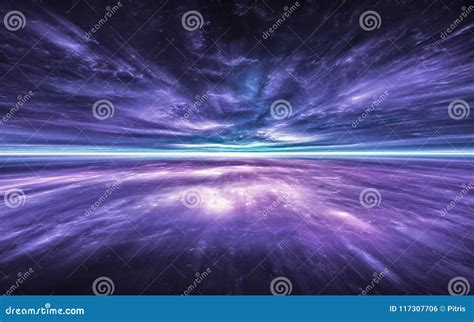 Time Warp, Traveling in Space. Time Dilation Stock Illustration - Illustration of dark, dream ...