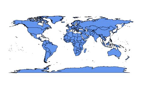 R Language Tutorial => Basic map-making with map() from the package...