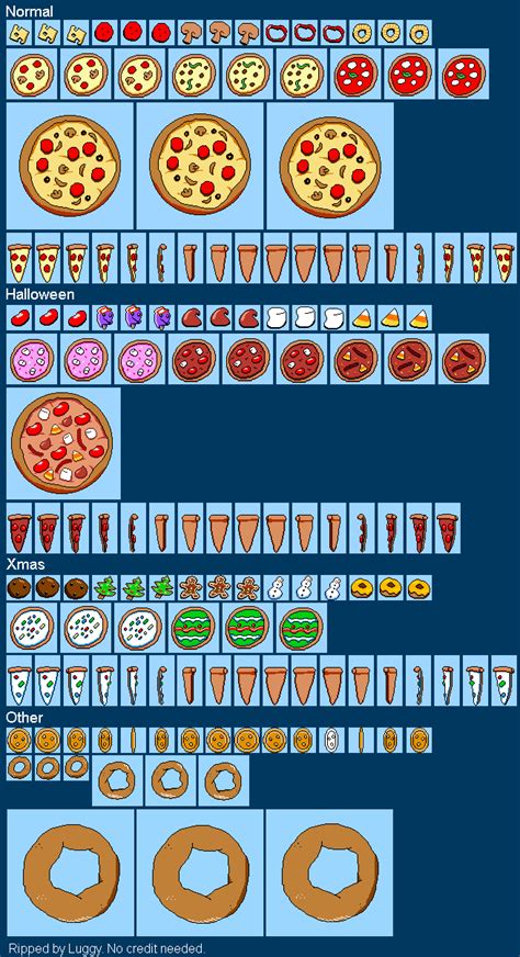 PC / Computer - Pizza Tower (Demo) - Pizza Collectibles - The Spriters Resource