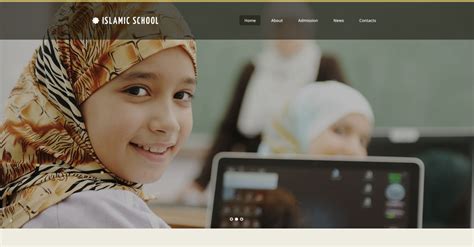 Islamic School Website Template #53241 - TemplateMonster