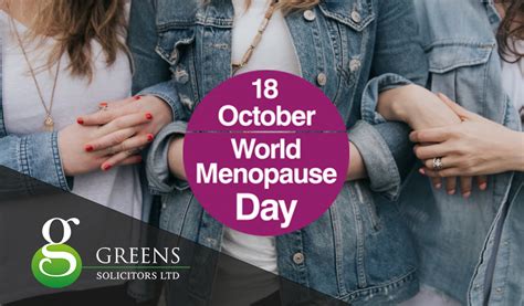 World Menopause Day - Greens Solicitors