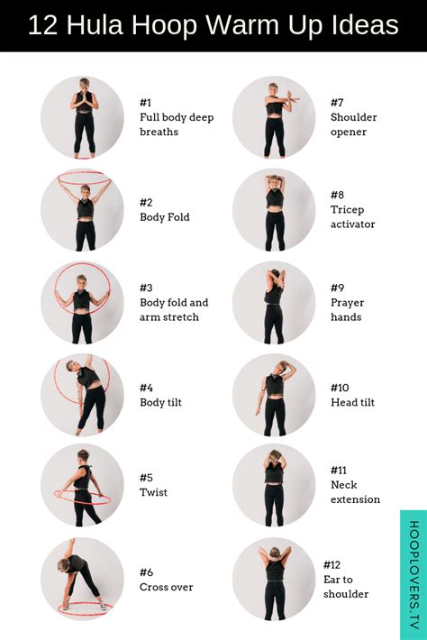 12 Hula Hoop Warm Up Ideas Before Hooping (Guide) | Hula hoop, Hula, Hula hoop workout