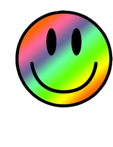 Smiley Face Rainbow Sticker - Smiley Face Rainbow Rainbow Drip - Discover & Share GIFs