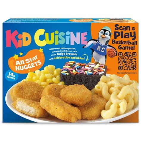 Kid Cuisine Chicken Nuggets Macaroni And Cheese, Corn & Brownie Frozen Meal, 8.8 oz (Frozen ...