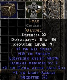 Lore: Helm Rune Word - Diablo 2