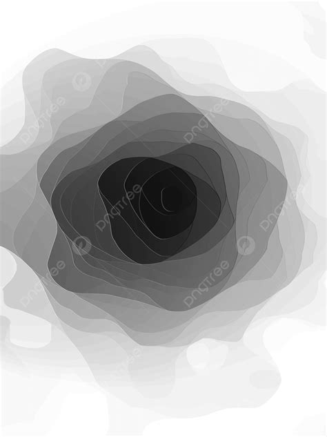 Deep Hole Black And White Gradient Background Wallpaper Image For Free Download - Pngtree