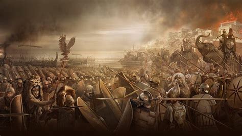 Ancient Battle, battle, army, roman, soldiers, HD wallpaper | Peakpx