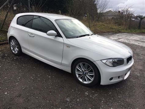 BMW 118d M SPORT white 3 door diesel £30 tax, MOT | in Cookstown, County Tyrone | Gumtree