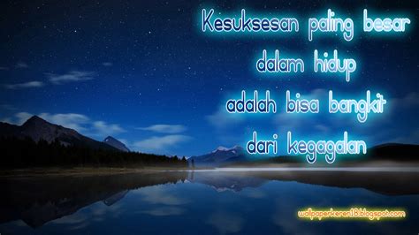 Wallpaper Hidup Kata Motivasi Sukses : Bangkit dari gagal