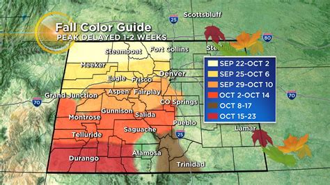 Colorado Fall Colors 2021 Map