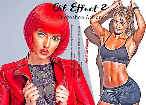 Photoshop Action - Oil Effect 2 Photoshop Action