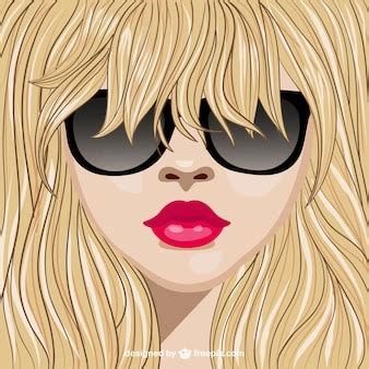 Free Vector | Blonde woman