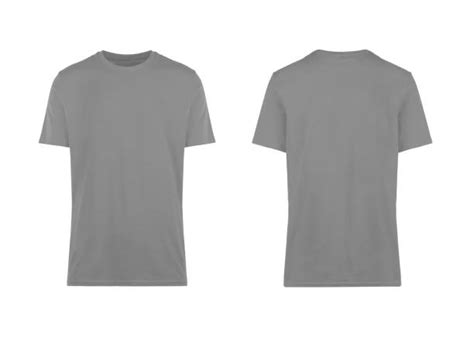 Gray Tshirt Back Stock Photos, Pictures & Royalty-Free Images - iStock