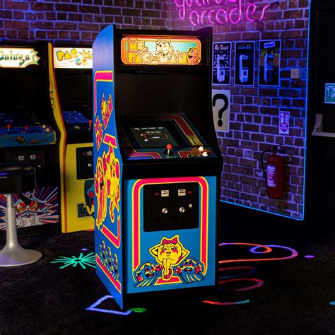 Official Ms Pac-Man Quarter Size Arcade Cabinet - Crescent Geek