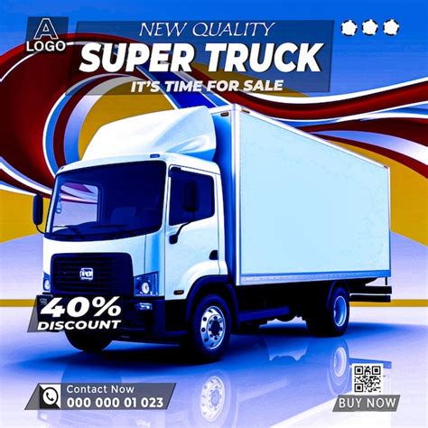 HighImpact Truck Ads Social Media Post Banner Design Templates AI generative | Premium AI ...