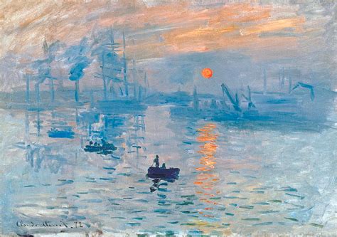 Claude Monet Impression Sunrise high Resolution Original - Etsy