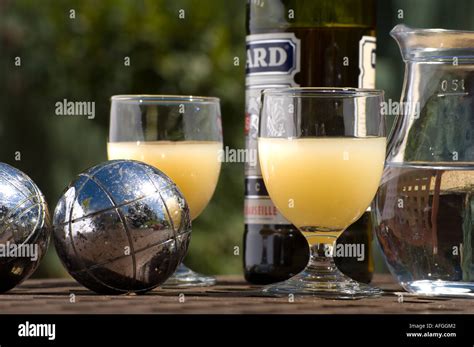 A game of boules or petanque in France is not complete without a Stock Photo: 7966785 - Alamy