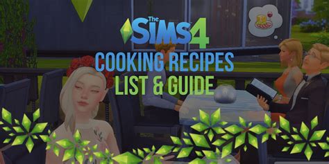 The Sims 4: Cooking Skill Guide