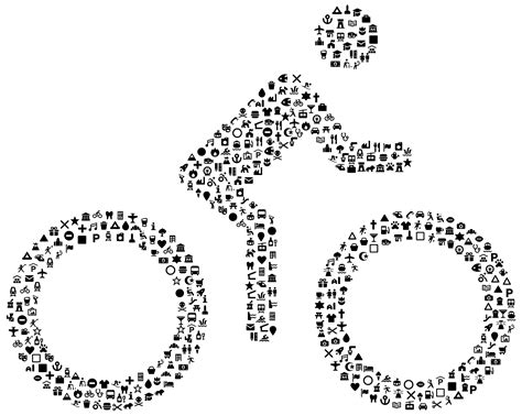 Download Public Domain Cyclist Icons SVG | FreePNGImg