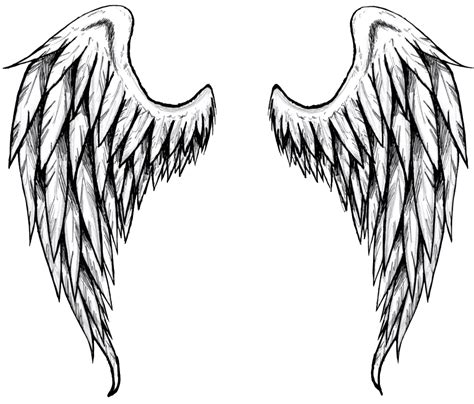 Dark Angel Wings Drawing | Free download on ClipArtMag