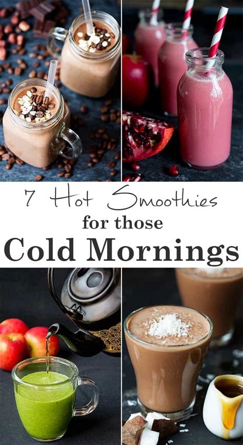 7 Hot Smoothies For Those Cold Mornings - Nicky's Kitchen Sanctuary