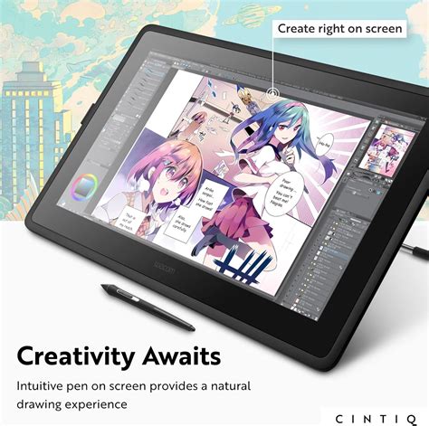 Buy Wacom Cintiq 22 Drawing Tablet with Full HD 21.5-Inch Display Screen, 8192 Pressure ...