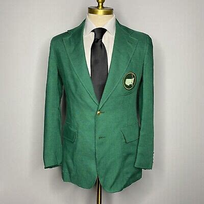 Masters Golf Jacket Blazer Replica Green Gold Button Augusta 36R Sport Coat | eBay