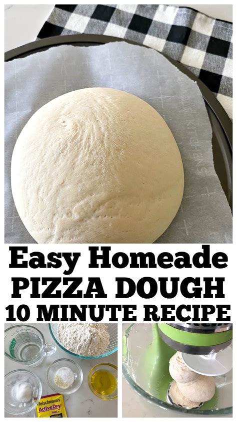 Easy Homemade Pizza Dough Recipe | The Picky Palate