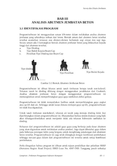 (DOC) Analisis Abutment Jembatan Beton - DOKUMEN.TIPS