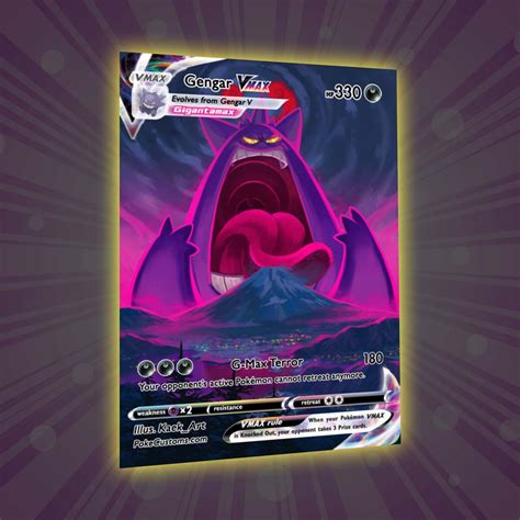 Pokemon Karte Gengar Vmax Price - PELAJARAN