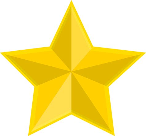 Golden Star Clipart PNG Transparent | OnlyGFX.com