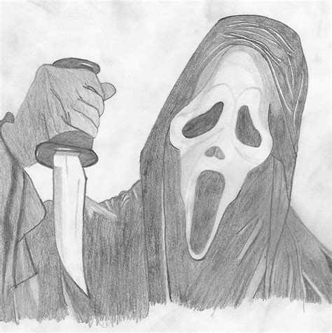 Scream Ghostface Drawing