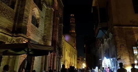 Night Cairo street, Buildings Stock Footage ft. khan el khalili & market - Envato Elements