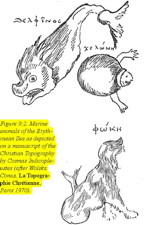 2. Marine animals of the Eryth- raean Sea as depicted on a manuscript... | Download Scientific ...