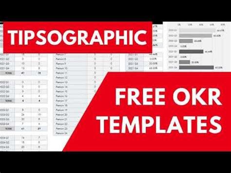 FREE DOWNLOAD - OKR Templates, Excel / Google Sheets