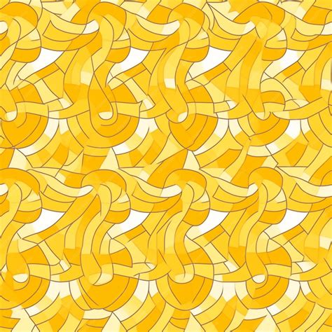 Premium AI Image | A close up of a yellow and white abstract pattern generative ai