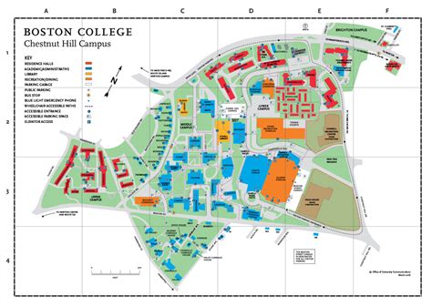 Chestnut Hill Map - About BC - Boston College