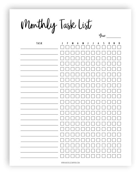 Monthly task planner excel - Lasisay