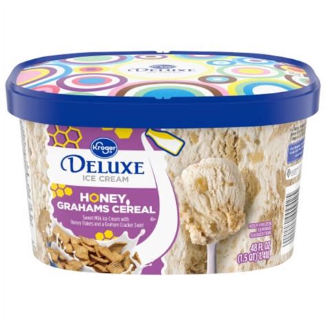 Kroger® Deluxe Honey Graham Cereal Ice Cream Tub, 48 oz - Kroger