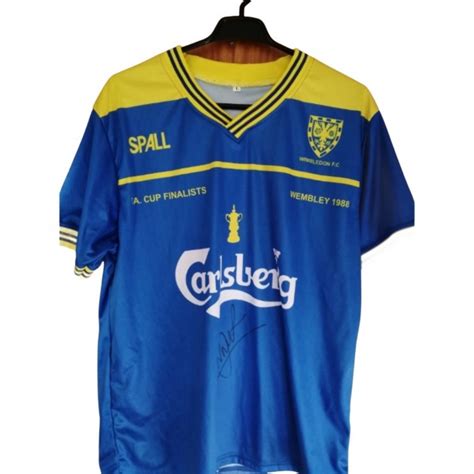 Vinnie Jones' Wimbledon 1988 FA Cup Final Signed Shirt - CharityStars