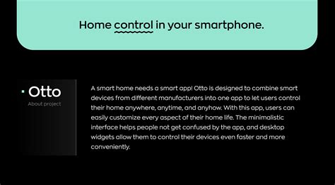 Otto - Smart Home App UI Concept on Behance