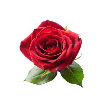 Red Rose Flower Generative Ai, Red Rose Flower, Romantic Flower, Ai Flower PNG Transparent Image ...