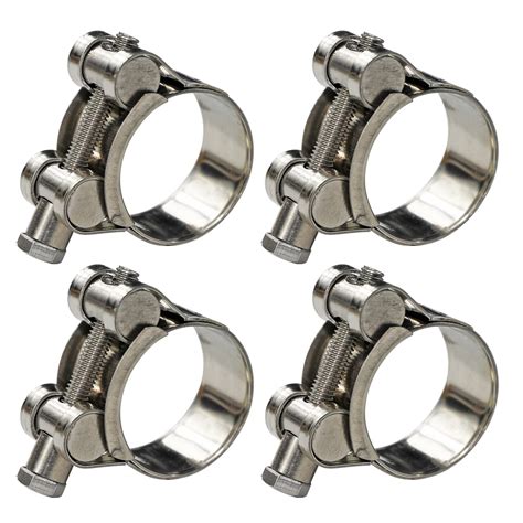 Amazon.com: AKIHISA T-Bolt Hose Clamps,304 Stainless Steel Heavy Duty Adjustable Tube Clamps (17 ...